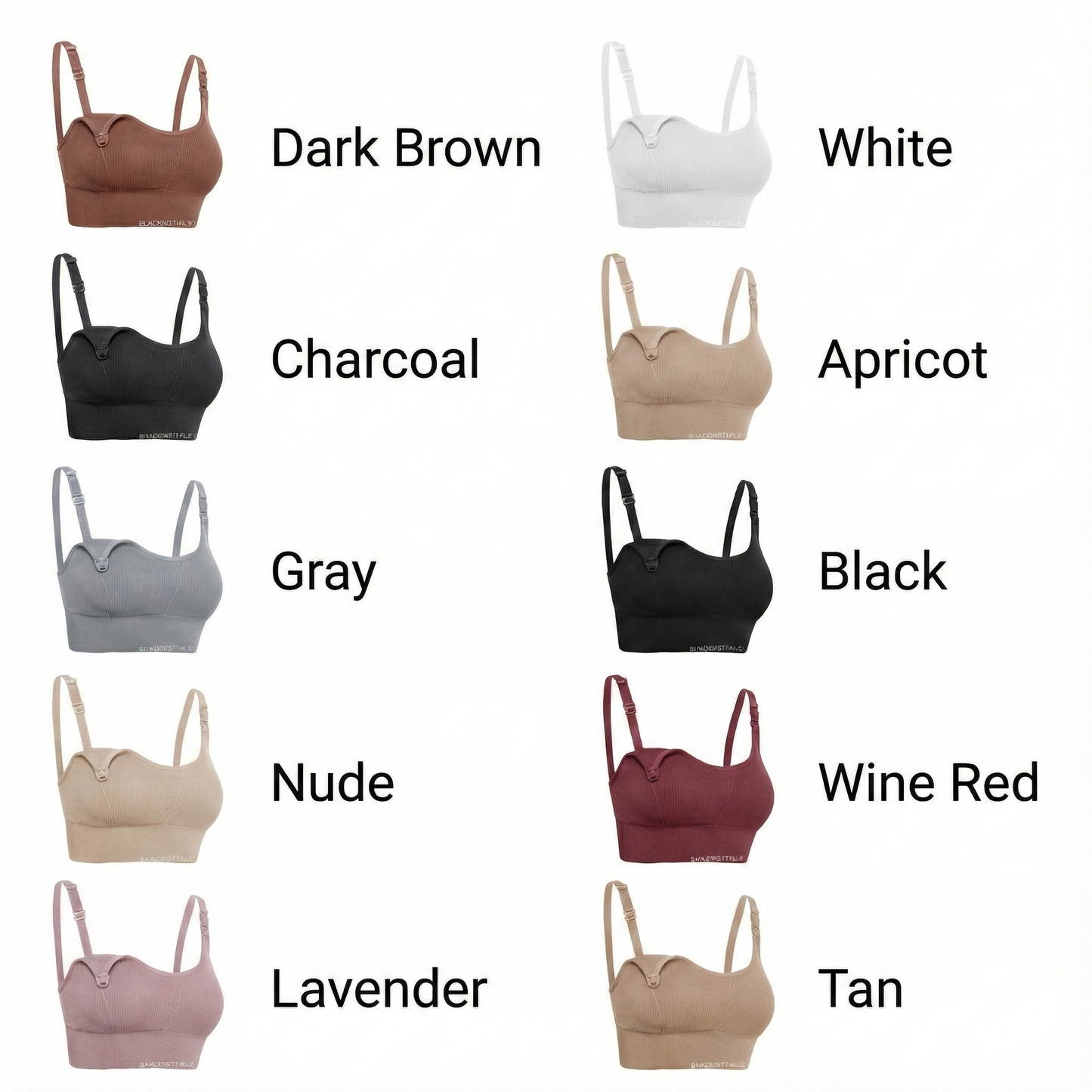 NurtureEase™ Seamless Nursing Bra Set