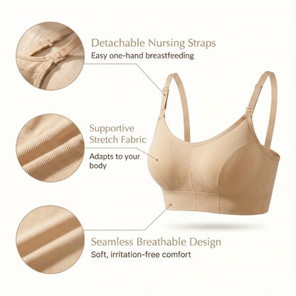 NurtureEase™ Seamless Nursing Bra Set
